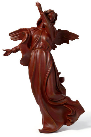 Winged Hanging Angel Statue - 20-inch
