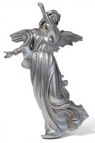 Winged Hanging Angel Statue - 20-inch