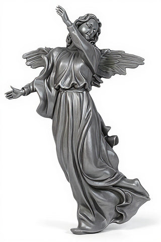 Winged Hanging Angel Statue - 20-inch