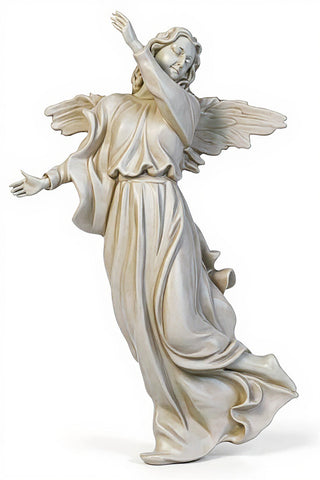 Winged Hanging Angel Statue - 20-inch