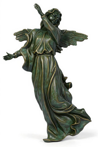 Winged Hanging Angel Statue - 20-inch