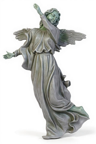 Winged Hanging Angel Statue - 20-inch