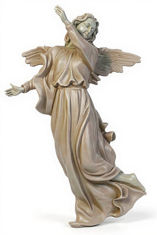 Winged Hanging Angel Statue - 20-inch