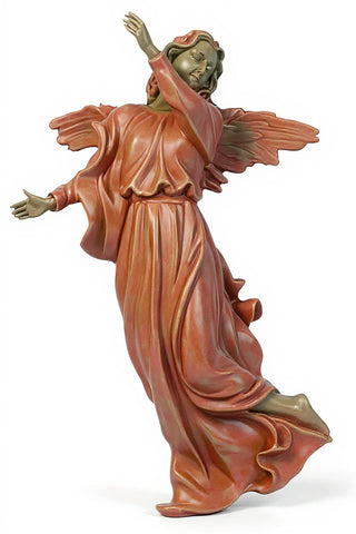 Winged Hanging Angel Statue - 20-inch