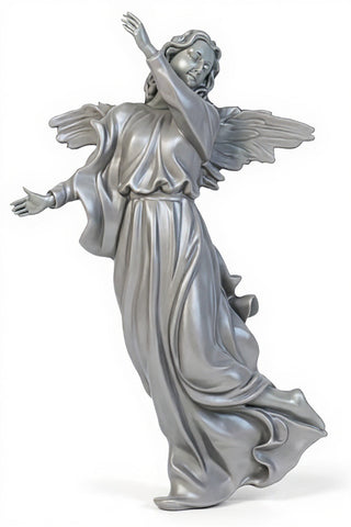 Winged Hanging Angel Statue - 20-inch
