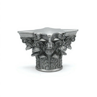Corinthian Capital — Aged Silver finish