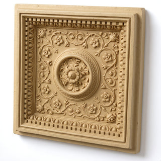 Coffered Ceiling Tile Wall Panel - 24-inch — Dusted Sand finish