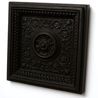 Coffered Ceiling Tile Wall Panel - 24-inch — Iron finish