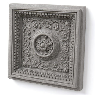 Coffered Ceiling Tile Wall Panel - 24-inch — Limestone finish