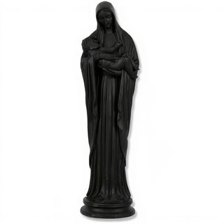 Madonna and Child Statue - 21-inch — Dusted Black finish