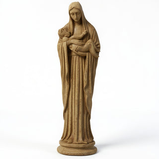 Madonna and Child Statue - 21-inch — Gothic Stone finish
