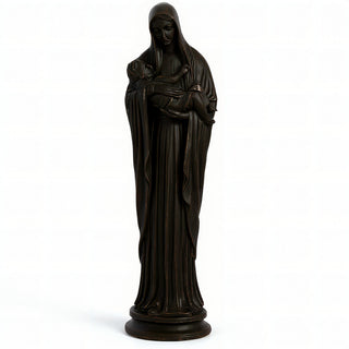 Madonna and Child Statue - 21-inch — Iron finish