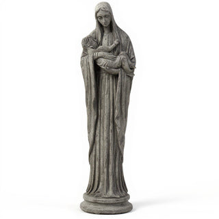 Madonna and Child Statue - 21-inch — Old Stone finish