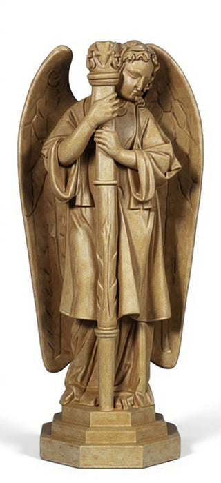 Angel Candleholder-Right Statue - 27-inch