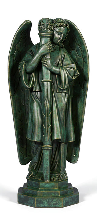 Angel Candleholder-Right Statue - 27-inch