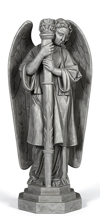 Angel Candleholder-Right Statue - 27-inch