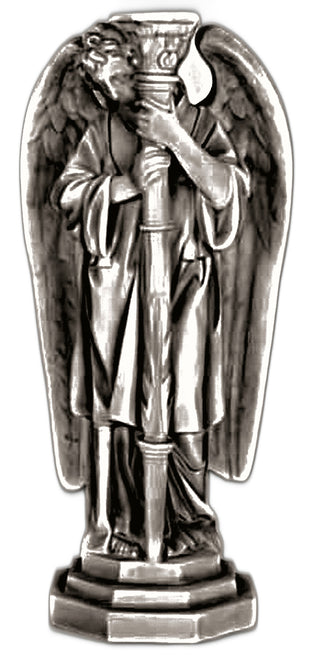 Angel Candleholder-Left Statue - 27-inch