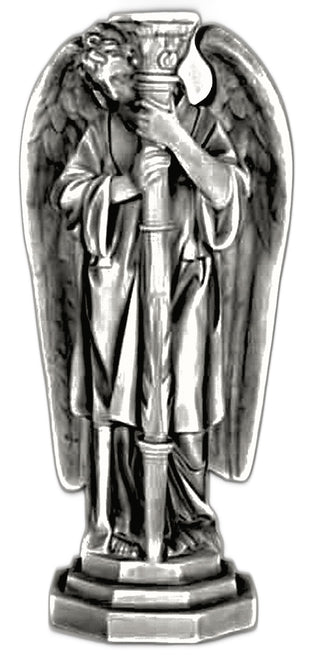 Angel Candleholder-Left Statue - 27-inch
