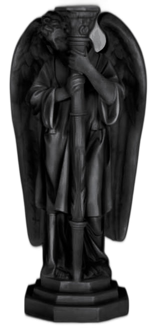 Angel Candleholder-Left Statue - 27-inch