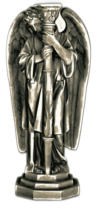 Angel Candleholder-Left Statue - 27-inch