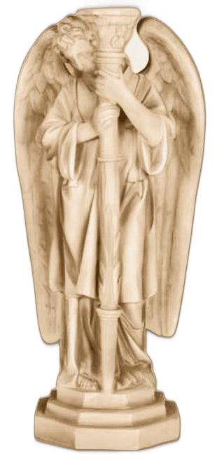 Angel Candleholder-Left Statue - 27-inch