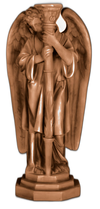 Angel Candleholder-Left Statue - 27-inch