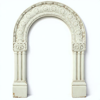 Marcella Archway - 69-inch — Antique White finish