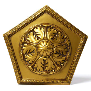 Penta Medallion Wall Medallion - 18-inch — Antique Gold finish