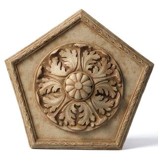 Penta Medallion Wall Medallion - 18-inch — Gothic Stone finish