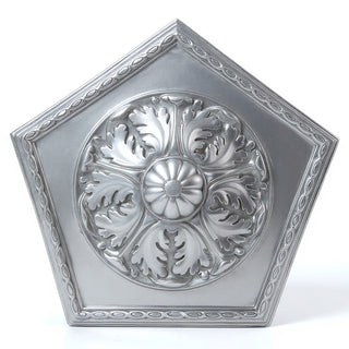 Penta Medallion Wall Medallion - 18-inch — Silver finish