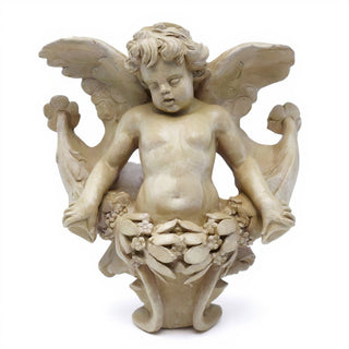 Angel Gliding, Looking Right Wall Plaque - 34-inch — Museum Terracotta finish