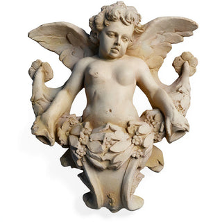 Angel Gliding, Looking Left Wall Piece - 34-inch — Museum Terracotta finish