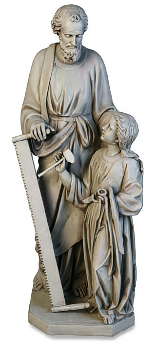 Joseph & Child with Tools Statue - 55-inch