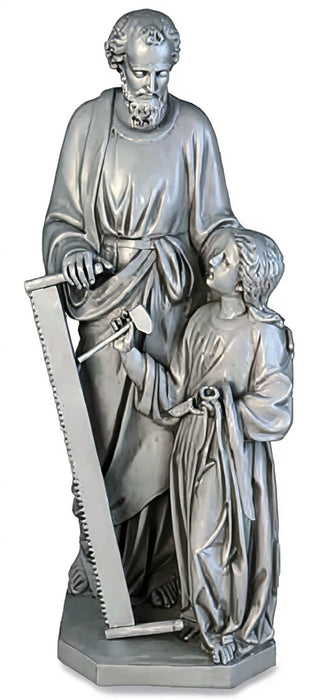Joseph & Child with Tools Statue - 55-inch