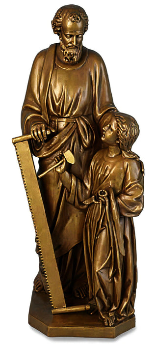 Joseph & Child with Tools Statue - 55-inch