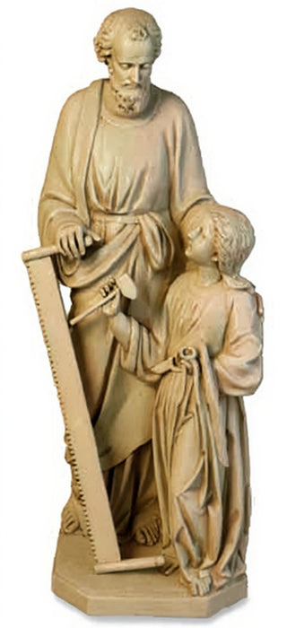 Joseph & Child with Tools Statue - 55-inch