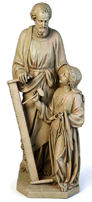 Joseph & Child with Tools Statue - 55-inch