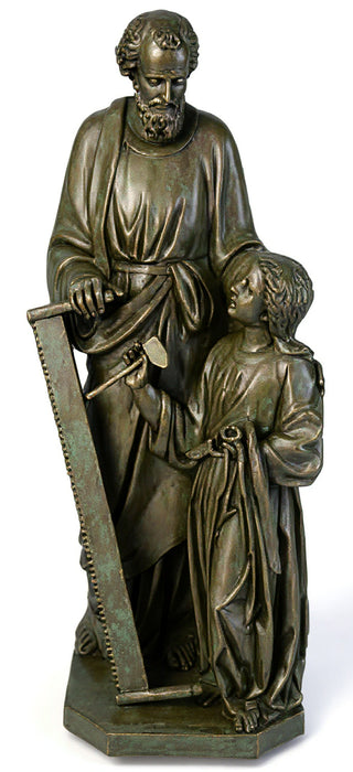 Joseph & Child with Tools Statue - 55-inch
