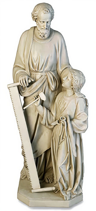 Joseph & Child with Tools Statue - 55-inch