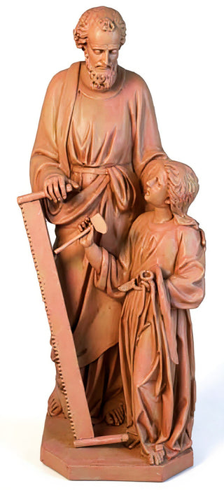 Joseph & Child with Tools Statue - 55-inch