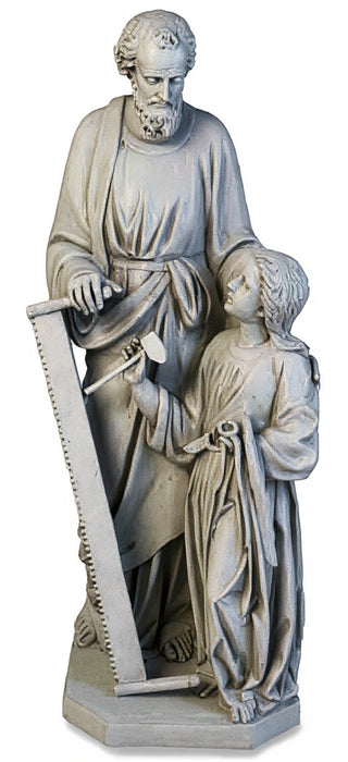 Joseph & Child with Tools Statue - 55-inch