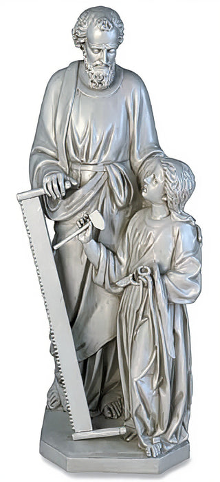 Joseph & Child with Tools Statue - 55-inch