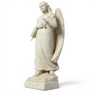 Graceland Angel Statue - 53-inch — Antique White finish
