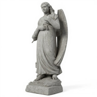 Graceland Angel Statue - 53-inch — Old Stone finish