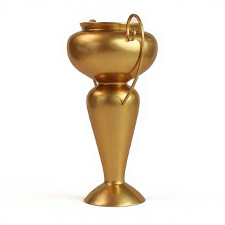 Abraham Urn with Iron Handle Planter - 36-inch — Deep Gold finish