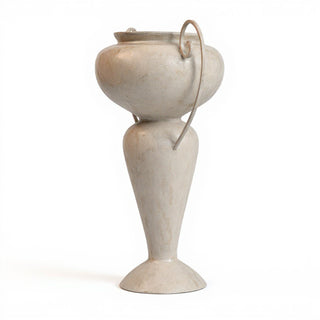 Abraham Urn with Iron Handle Planter - 36-inch — Museum Terracotta finish