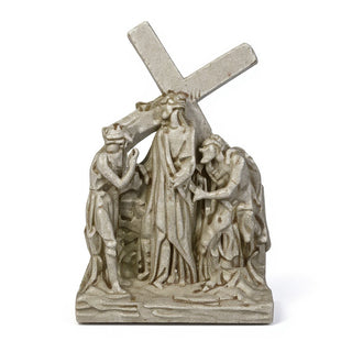 Stations of the Cross (14-Piece Set) Wall Plaques — Antique Stone finish