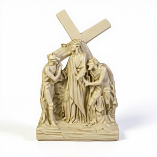 Stations of the Cross (14-Piece Set) Wall Plaques — Dusted Sand finish