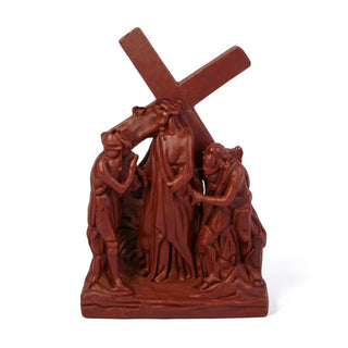 Stations of the Cross (14-Piece Set) Wall Plaques — Rust finish