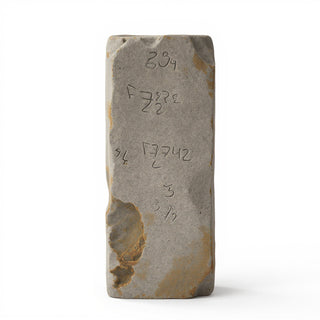 Jesus Is Given the Cross Statue — Antique Stone finish